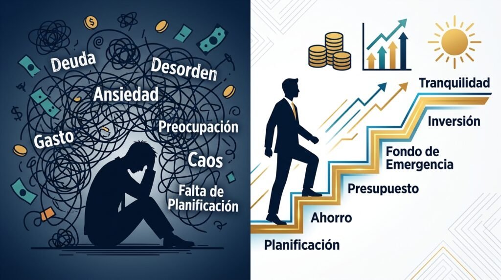 la única diferencia entre el caos y la calma es el sistema que los ordena