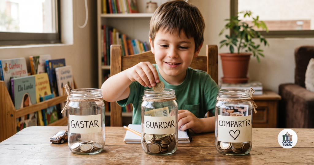 el método de los tres frascos para manejar el dinero
