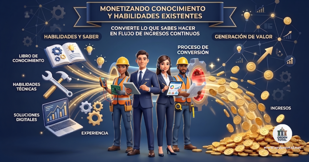 monetiza tu conocimiento y habilidades