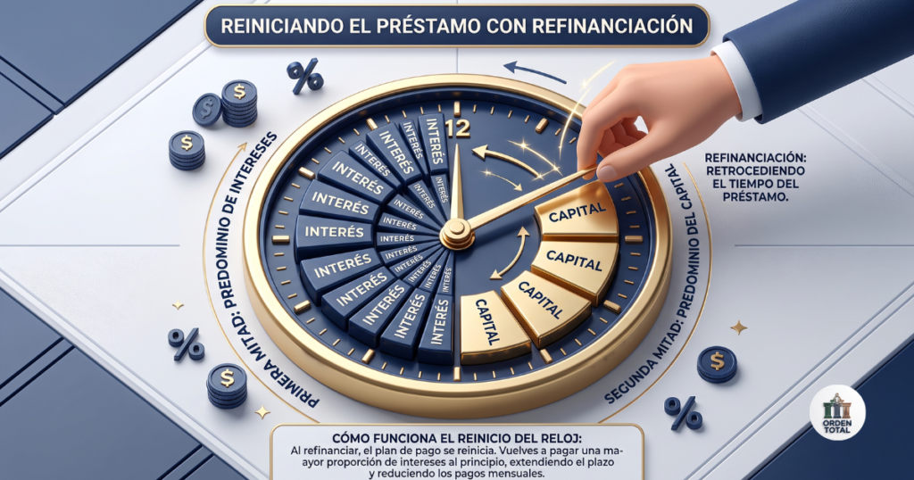 refinanciar crédito a mitad de camino reinicia ese reloj